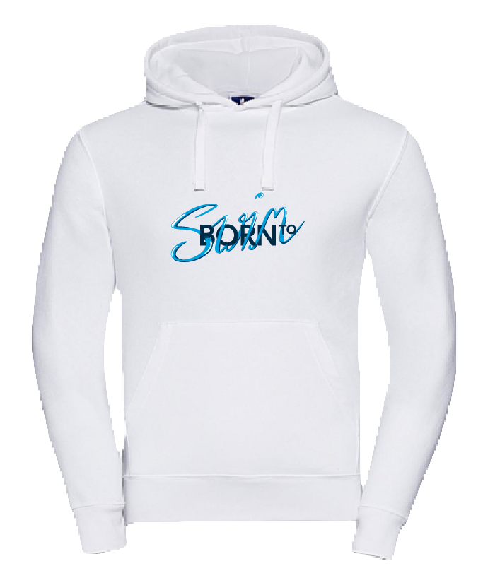 Born To Swim | Hoodie für Damen | auf Wunsch mit Jahrgang