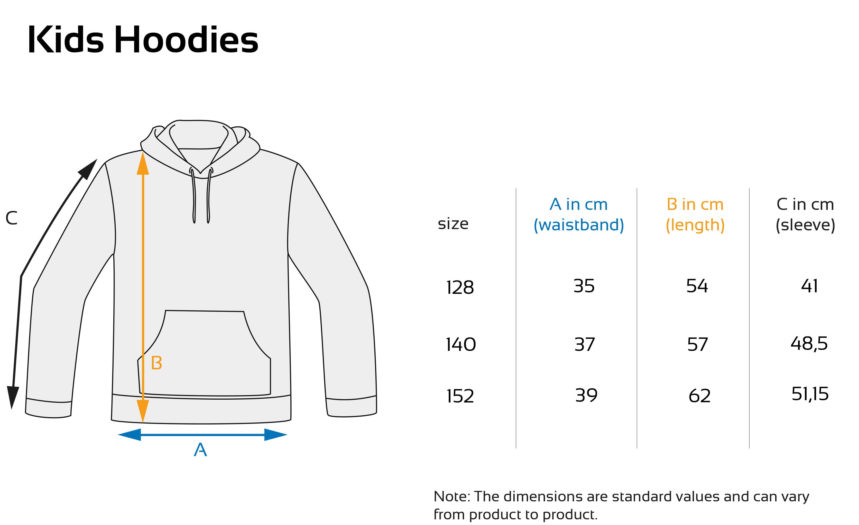 Kids Hoodie: Longo, the swimfreak Giraffe