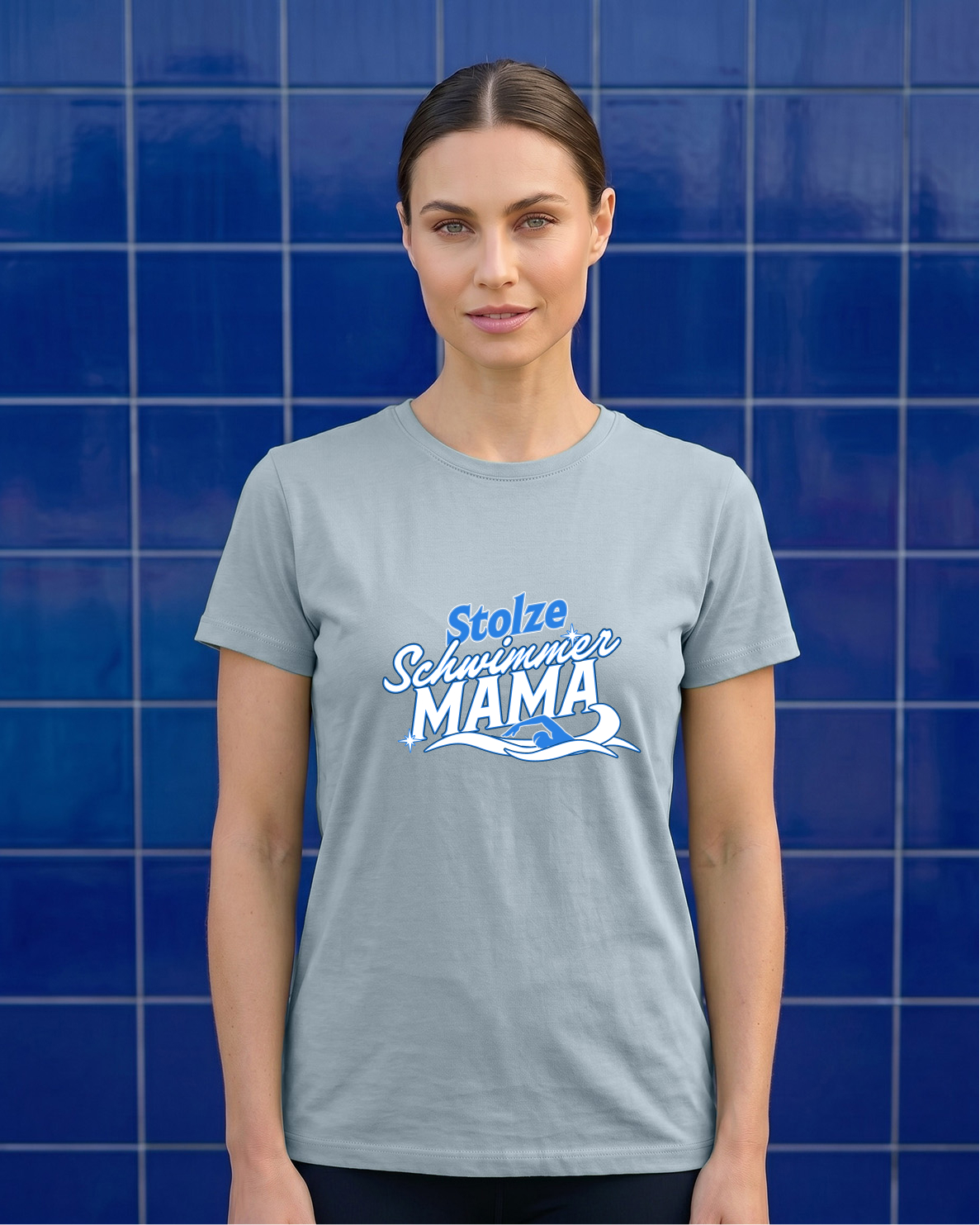 Stolze Schwimmer Mama - Shirt | Schwimmer Mamas & Papas Kollektion